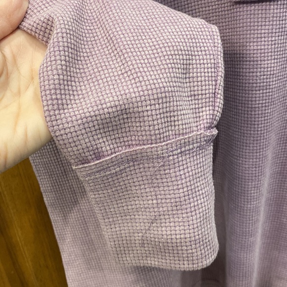 NWT Easel Long Sleeve Mineral Wash Thermal Henley size small - Picture 4 of 6